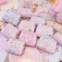 Аниме Сейлор Мун косплей розовый мини кошелек ключ сумка my melody чехол для монет защелкивающийся кошелек Чехол мягкие куклы плюшевые игрушки