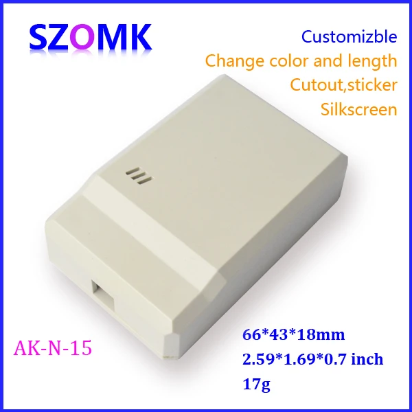 

electrical box plastic distribution enclosure boxes (10 pcs) 66*43*18mm abs plastic junction box diy electronic plastic housing