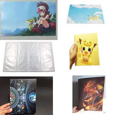POKEMON альбомы 8 страниц 112 карт держатель для коллекционера