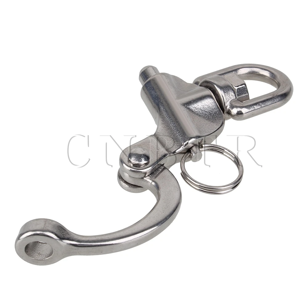 Cnbtr 304 in acciaio INOX moschettone con Small girevole Bail marine Hardware Cnbtr 304 in acciaio INOX moschettone con Small girevole Bail marine Hardware