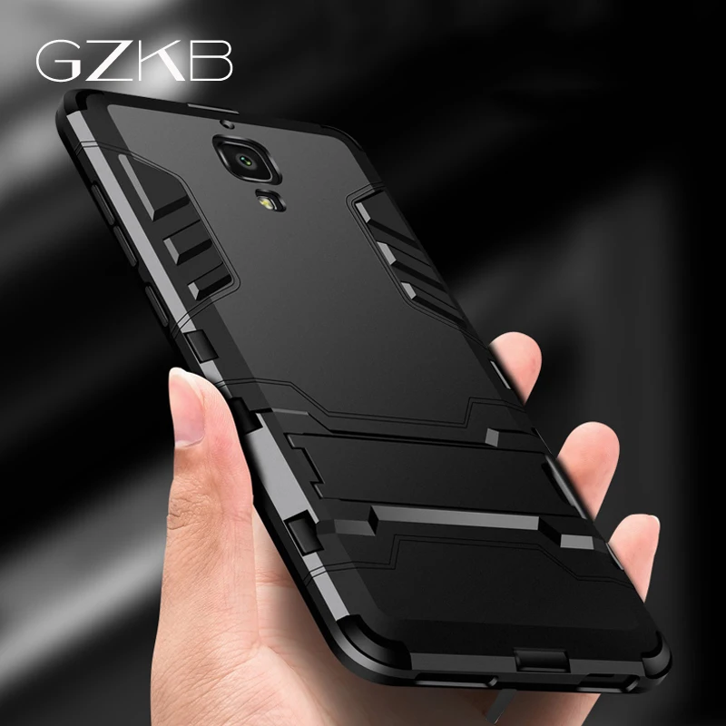GZKB чехол для телефона Для Сяо mi 4 M4 Чехол Мягкий ТПУ & Pc Пластик Гибридный Броня