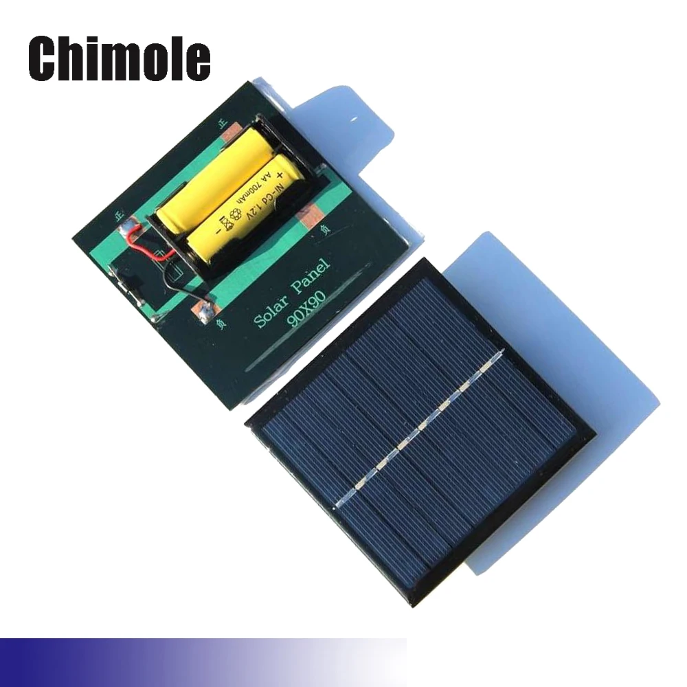 1W 2V 4V Solar Cell Chargers For AA AAA Rechargeable Battery 90*90mm 1W 2V 4V Solar Panel Batteries Charging 1W 2V 4V Solar Cell Chargers For AA AAA Rechargeable Battery 90*90mm 1W 2V 4V Solar Panel Batteries Charging