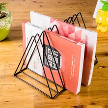 Скандинавские простые книжные полки офисный стол книжные концы, полка для хранения журналов, многофункциональный держатель книги