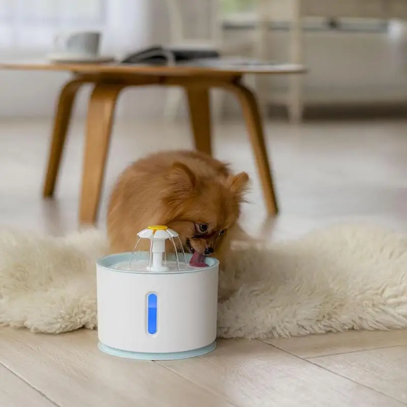 Автоматическая кошка собака USB Электрический фонтан 2.4L дозатор для питья домашних животных миска диспенсер для питьевой воды