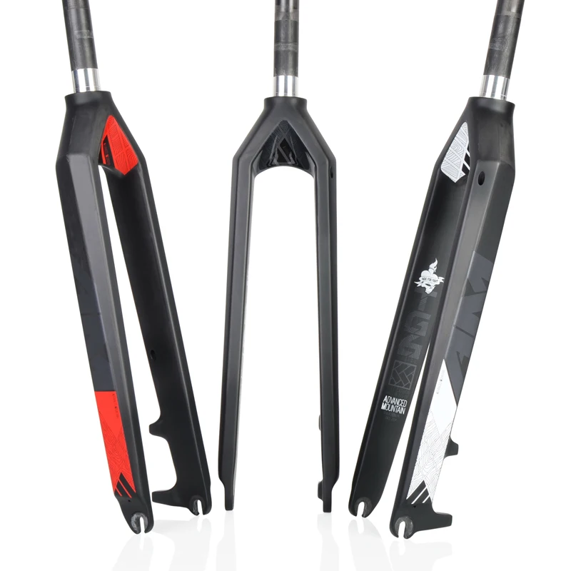 2014 Новый AM TG6 26/27. 5/29er pouces 3 K fourche en fiber de carbone vélo vtt route VTT piéces 1 1/8|Велосипедная вилка| |