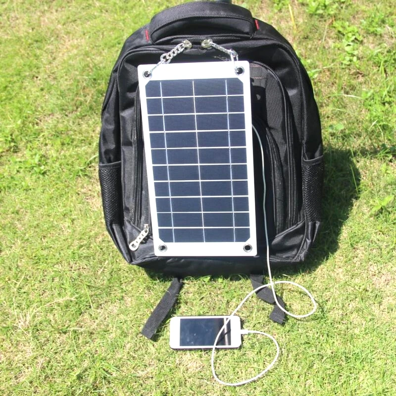 

BUHESHUI 7.5W 5V Portable Solar Panel Charger Outdoor USB Digital Frame Style Solar Charger For Smart Phone/Powerbank 5V Devices
