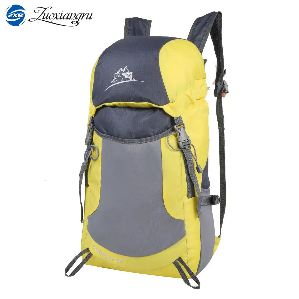 Zuoxiangru سعة كبيرة التخييم حقائب ظهر للجري 50L كيس التسلق مع غطاء للمطر النايلون السفر في الهواء الطلق الرياضة حقيبة Zuoxiangru سعة كبيرة التخييم حقائب ظهر للجري 50L كيس التسلق مع غطاء للمطر النايلون السفر في الهواء الطلق الرياضة حقيبة