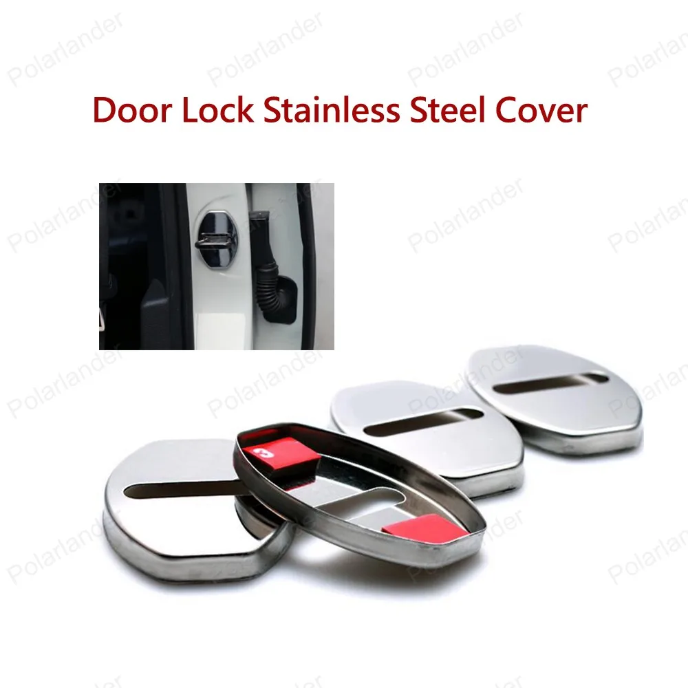 car door lock 4PCS stainless steel lock cover FOR A/udi A4L, A3, A5, A1