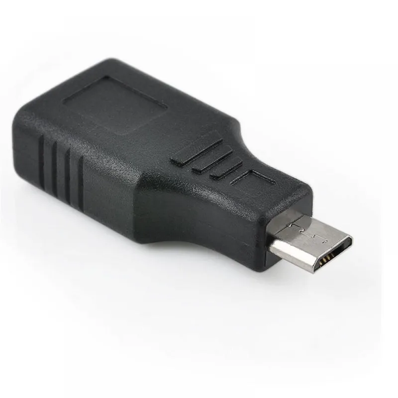 Лидер продаж черный USB 2,0 Женский выпуклый кабель микро-usb B «папа» 5-контактный штекер OTG адаптер конвертер для телефонов коннектора инструменты для дома