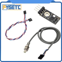 1Set Prusa I3 Laser Sensor 3D Printer Filament Sensor Detecteren Vast Filament Met Kabel En Pinda V2 Sensor Kit voor Prusa I3 MK3