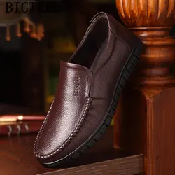 Мужские лоферы, Мужская обувь из натуральной кожи, обувь для папы, брендовая обувь для вождения, Мужская Роскошная обувь, zapatos hombre