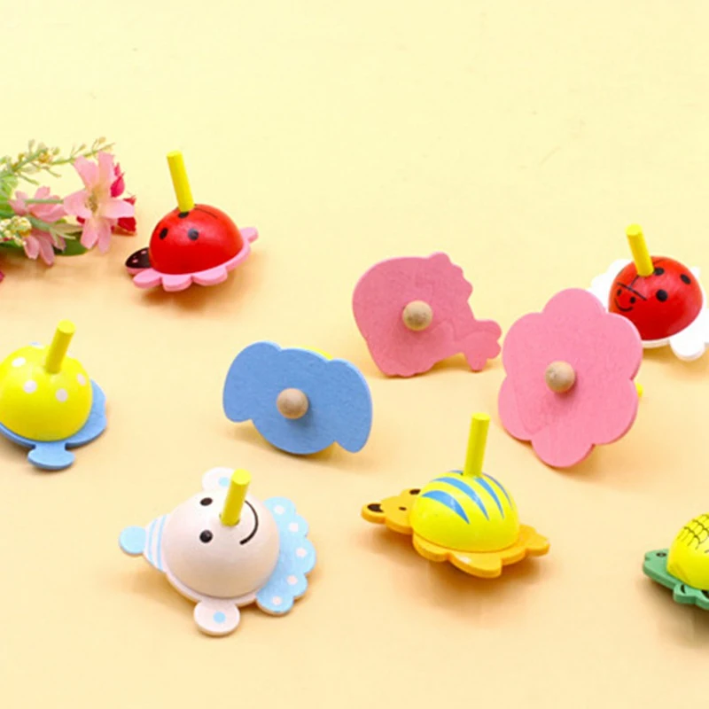 1 PC Kids Wood Gyro Toys Children Adult Relief Stress Desktop Spinning Top Toys Fruit Shape Painted Random Color 1 PC Kids Wood Gyro Toys Children Adult Relief Stress Desktop Spinning Top Toys Fruit Shape Painted Random Color