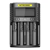 NITECORE-cargador inteligente UMS4 UMS2 SC4, carga rápida, Superb, con 4 ranuras de salida, Compatible con batería 18650 14450 16340 AA ► Foto 2/6