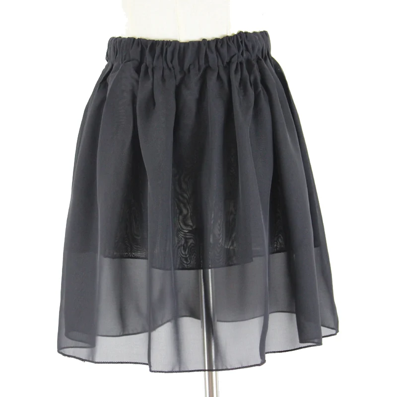 Женская шифоновая плиссированная мини юбка с высокой талией|chiffon mini skirt|skirt pleatedmini