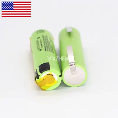 2PCS NCR18650PF 10A High Drain Hybrid font b Li ion b font 2900mAh font b Battery