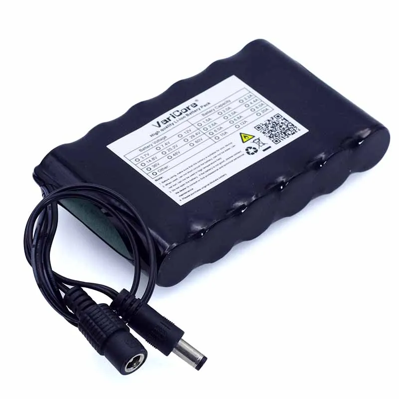  VariCore Portable Super 18650 Rechargeable Li-lon battery pack capacity DC 12 V 6800 Mah CCTV Cam M - 32908573863