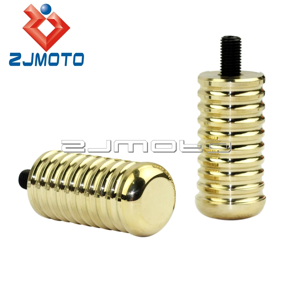 Аксессуары для мотоциклов CNC латунные ребристые носочные Рычажные колышки Harley