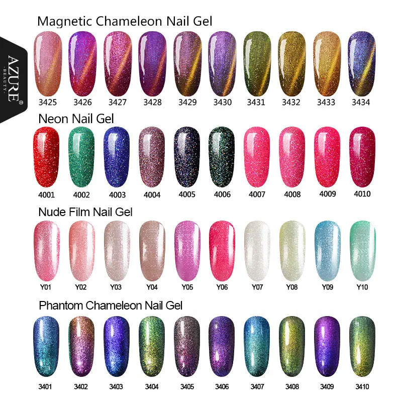 Azure beauty nail art manicure tools 36w uv lamp soak off gel nail 