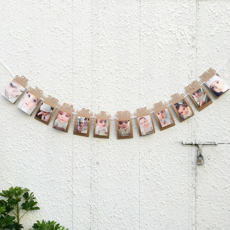 DIY-Monthly-Paper-1st-One-Year-Photo-Birthday-Banner-String-Flag-Accesorios-Photo-Booth-Photo (2)
