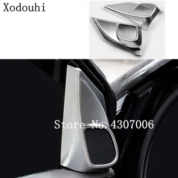 

Car Front ABS matte grain A column Audio Speak Window Windshield Side triangle 2pcs For Honda CRV CR-V 2012 2013 2014