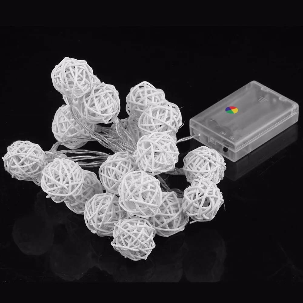 2.2M 20 LED Bright Battery String Ball Lights Lamp Christmas Party Festival Decoration Fairy Hot Sale | Освещение