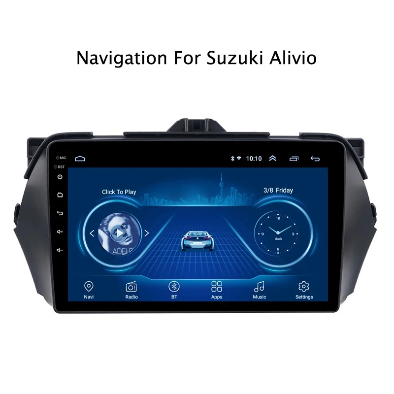 

Super Slim Touch Screen Android 9.1 Car radio GPS Navigation for SUZUKI Alivio CIAZ 2014-2019 Stereo Wifi Multimedia Bluetooth