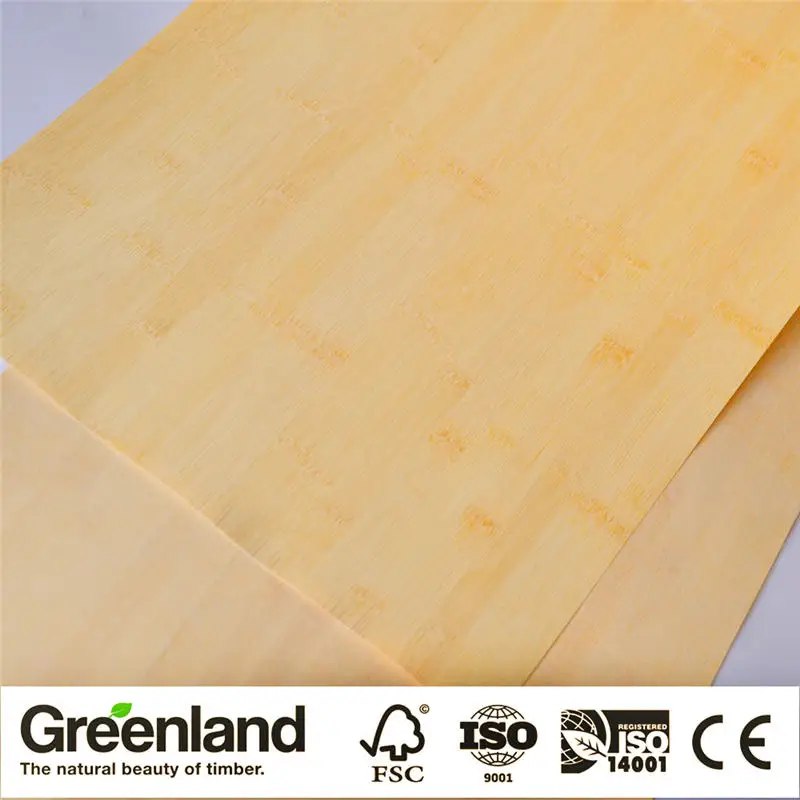 Bamboo Veneer Flooring DIY Furniture Table Natural Material Chair Cabinet Doors Outer Skin Size 250x42 Cm Natural Horizontal