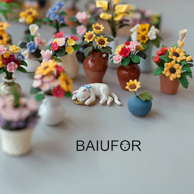 mini cute flowers fairy garden miniatures gnomes diy doll house decoration terrarium succulents micro - Fairy Garden Miniatures mini cute flowers fairy garden miniatures gnomes diy doll house decoration terrarium succulents micro - Fairy Garden Miniatures