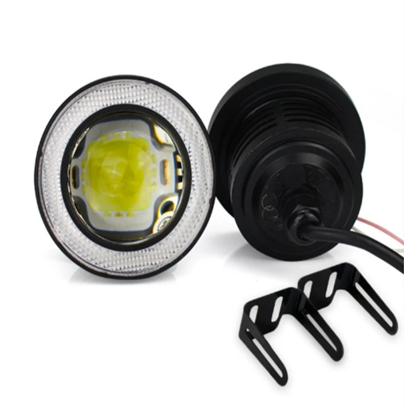 

Car 1 Set 3.5/3.0/2.5 Inch COB Angel Eyes Fog Lights Led Car Headlight Lamp Universal Running Light