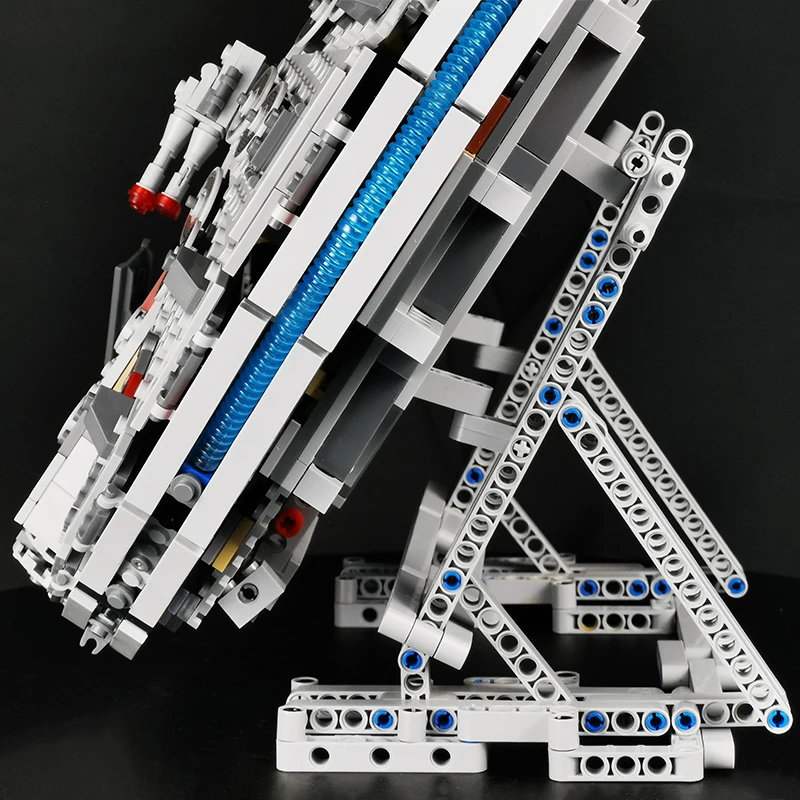 MOC демонстрационный стенд для лего Звездные войны Сокол Миллениум 75105