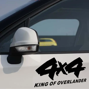 

10 x JDM Car Styling 4 x 4 King of Overlander Car Whole Body Sticker Reflective Decal Vinyl