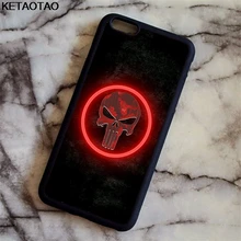 KETAOTAO The Punisher Skull Logo Phone Cases for iPhone 4S 5C 5S 6 6S 7 8