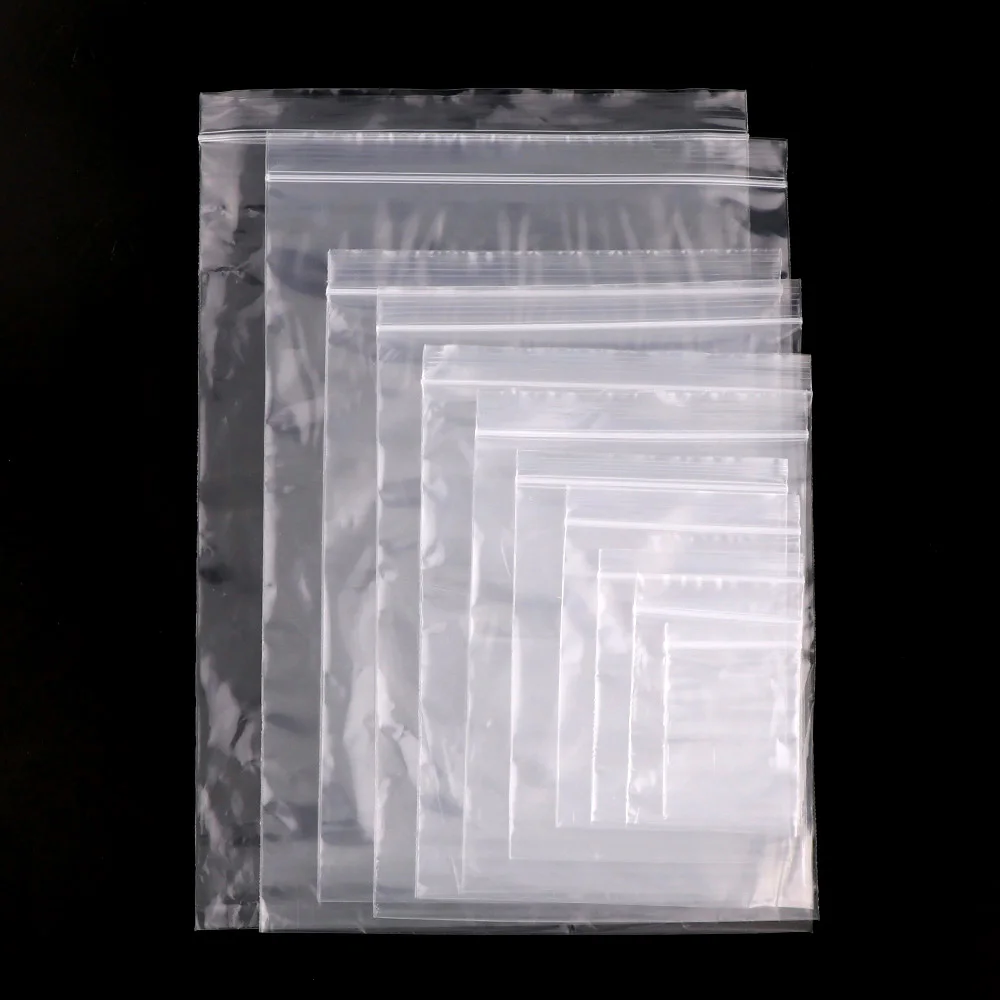 20 Sizes Cheaper Resealable Clear Plastic Seal Zip Lock Bags Poly Reclosable For Storing Snacks Storages Jewelry Packaging new arrival 30pcs 11 11cm pouches sealed transparent plastic bag packaging jewelry diy custom ziplock clear self seal bags b2849