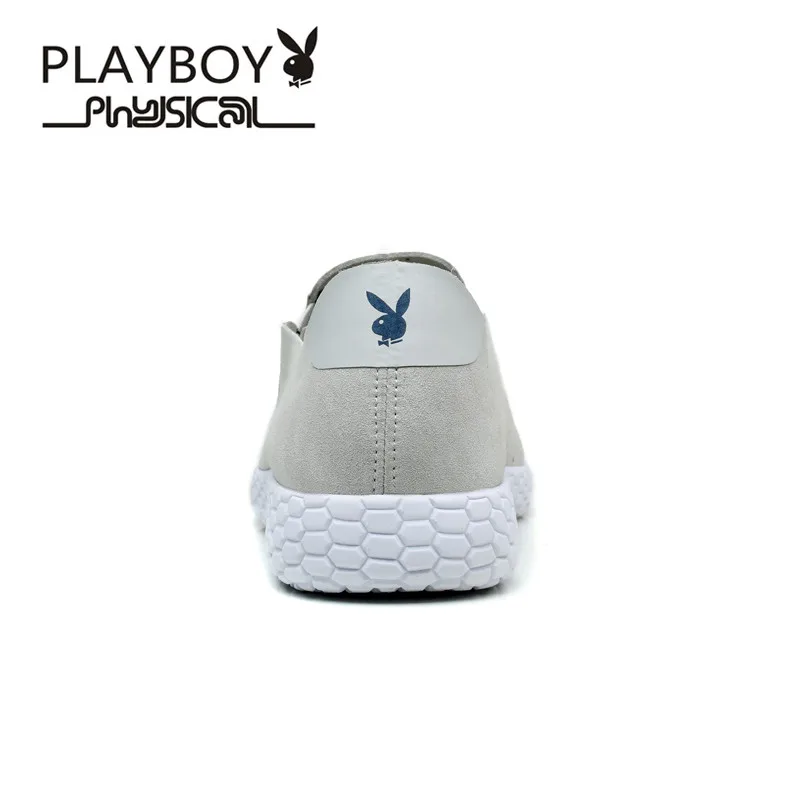 Playboy/Мужская обувь; коллекция года; летняя дышащая повседневная обувь; уличная модная мужская обувь из микрофибры для вождения; портативные туфли без каблуков