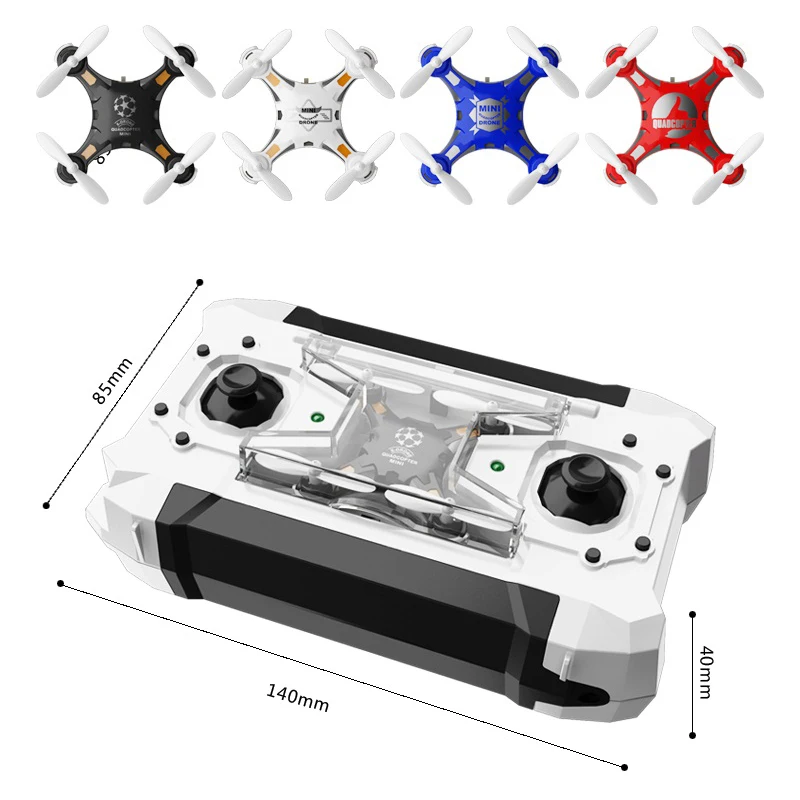 FQ777-124 мини Радиоуправляемый Дрон Микро Карманный 4CH 6 осевой гироскоп переключаемый контроллер Радиоуправляемый вертолет детские игрушки Радиоуправляемый квадрокоптер