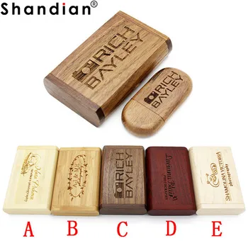 SHANDIAN PAY (OVER 10 PCS free LOGO) wooden usb + box usb flash drive pendrive 4gb 8gb 16gb 32gb memory stick photography gifts SHANDIAN PAY (OVER 10 PCS free LOGO) wooden usb + box usb flash drive pendrive 4gb 8gb 16gb 32gb memory stick photography gifts