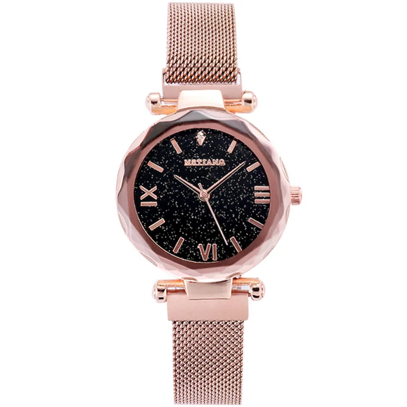 

2019 Luxury Women Watches Ladies Magnetic Starry Sky Clock Fashion Female Quartz Wristwatches Relogio Feminino Zegarek Damski YY