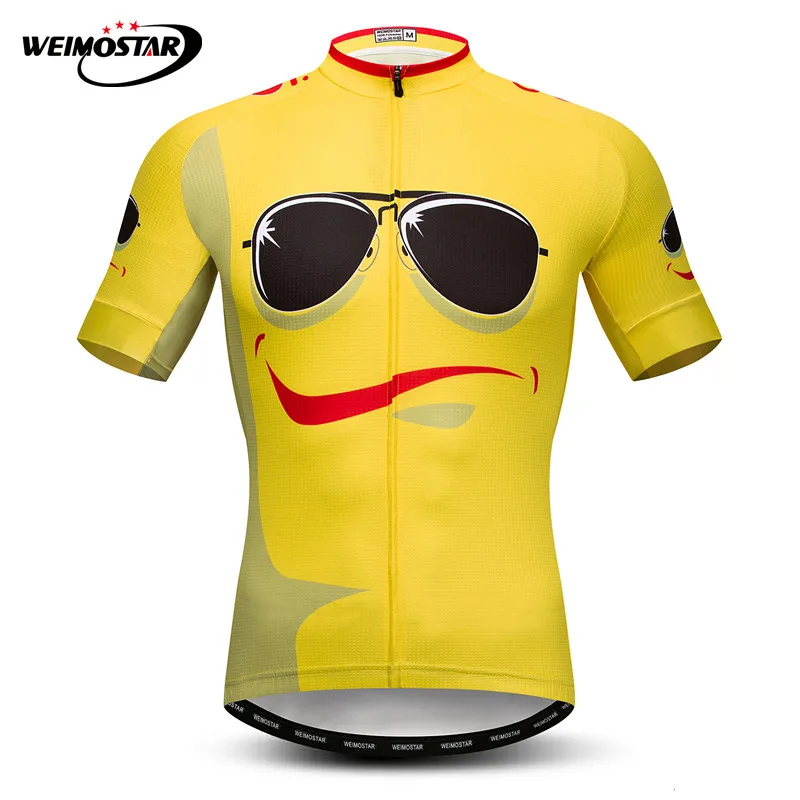 

2018 Cycling Jersey Short Jersey Ropa De Ciclismo Maillot MTB Bike Shirt Top Cycling Bicycle Clothes Cartoon Funny