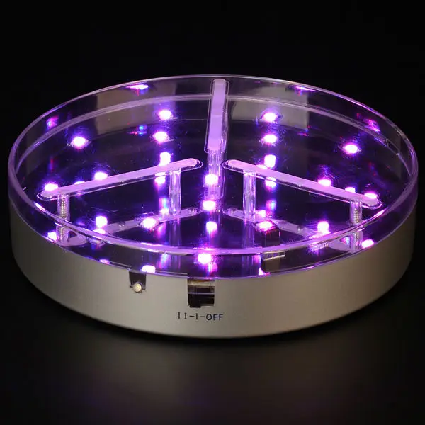 6inch led light base pink