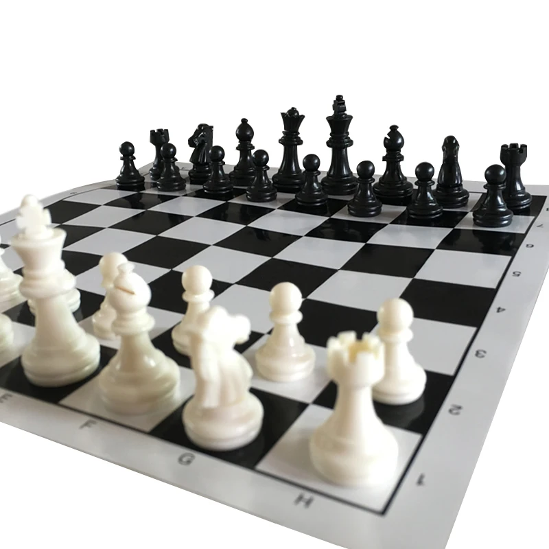 Переносные шахматы для путешествий, традиционный набор шахматной доски для клуба, пластиковая шахматная игра, высокое качество, обучающая шахматная доска