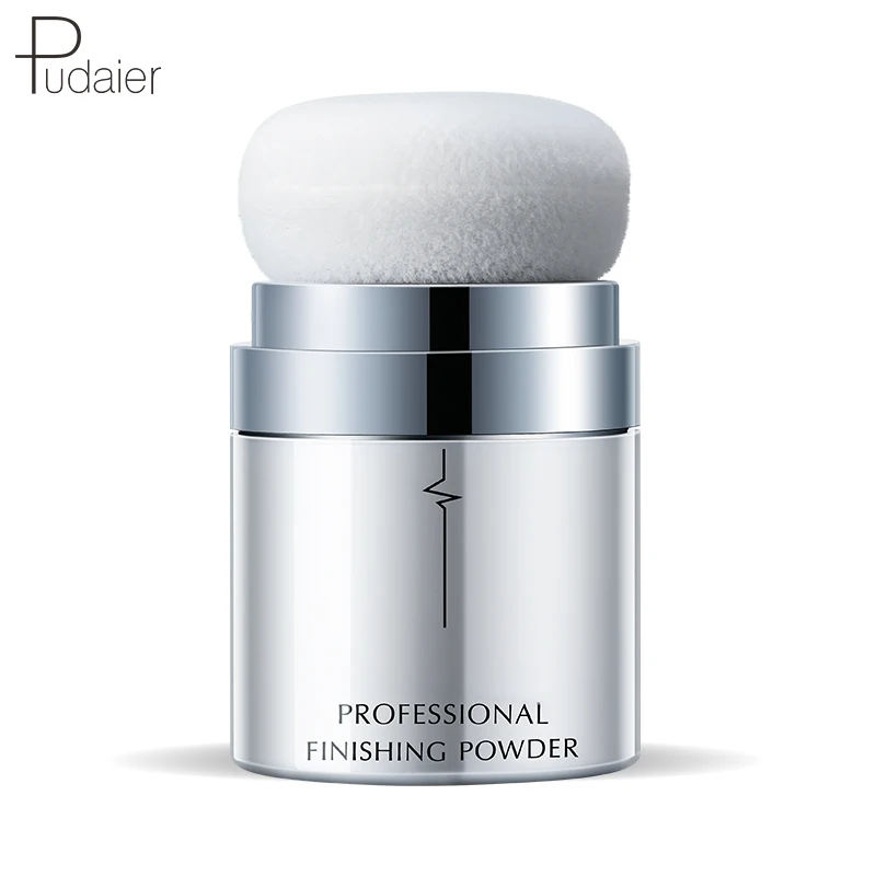 

Pudaier Soft Loose Powder Foundation Minerals Face Care Smooth Oil-control Brighten Skin Foundation Contour Facial Powder TSLM2