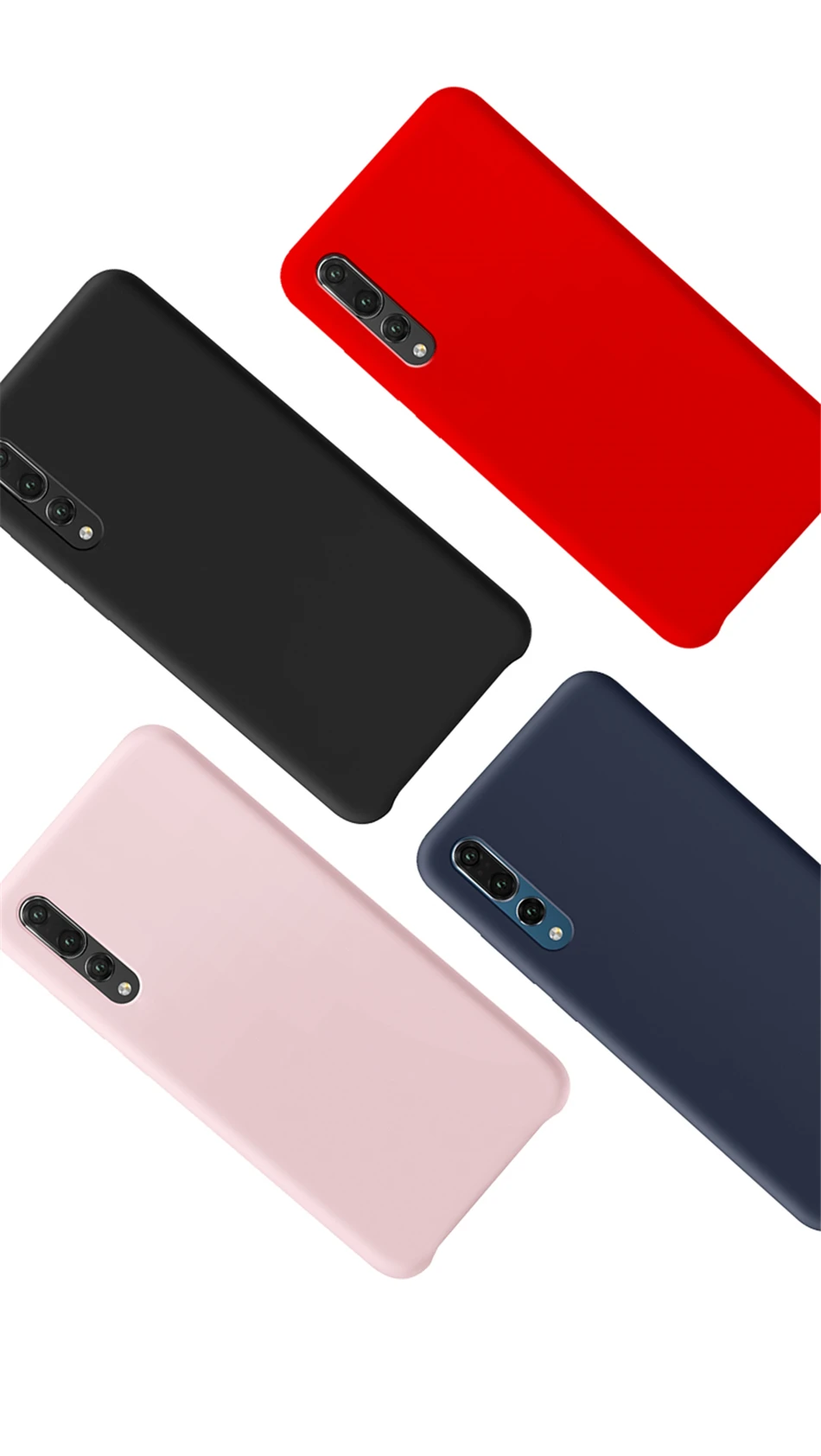 Оригинальный жидкий силиконовый чехол Balmora для huawei P20 P30 Pro противоударный