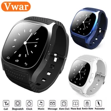 Waterproof Smartwatch M26 Bluetooth Smart Watch With LED Alitmeter Music Player Pedometer For Android Smart Phone T30 VS GT08 U8