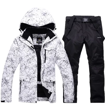 

Brand New Women or Men's Ski Jacket and Pant Female Male Snowboard Suit Snowboard Jacket and Pant Waterproof Lovers Ski Suit
