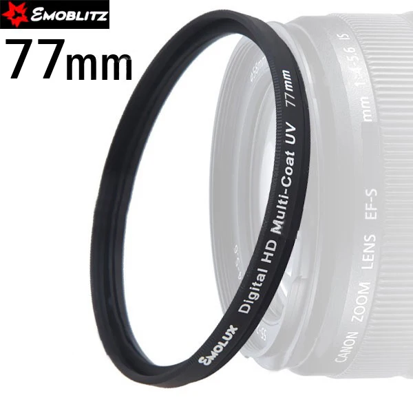 Emolux 77mm Digital Slim HD DLP MC UV MC-UV Filter for Canon EF 24-105mm f/4L IS USM( EW-83H )/ F3.5-5.6 STM( EW-83M ) lens | Электроника