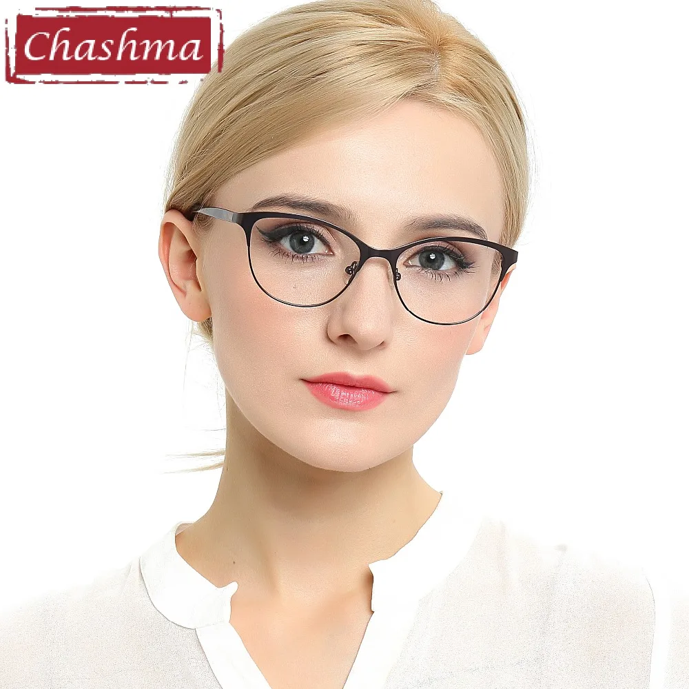 Chashma 2018 New Cat Eyes Style Glasses Women Top Quality Female 