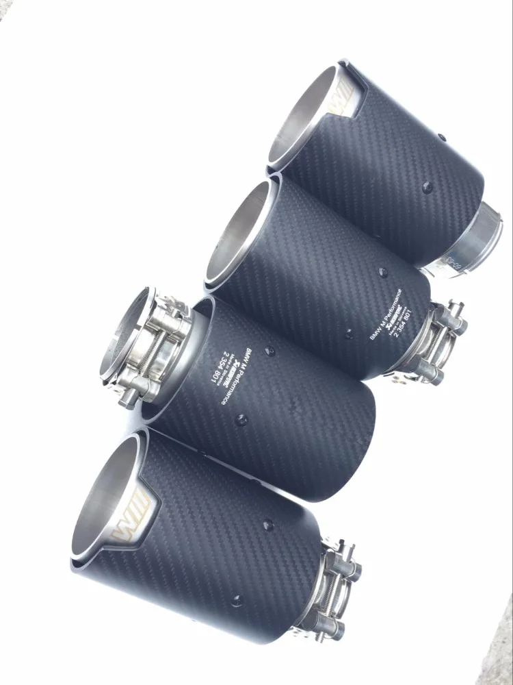 

4pcs 63MM*89MM M performance exhaust pipe muffler for BMW M5 E60 F10