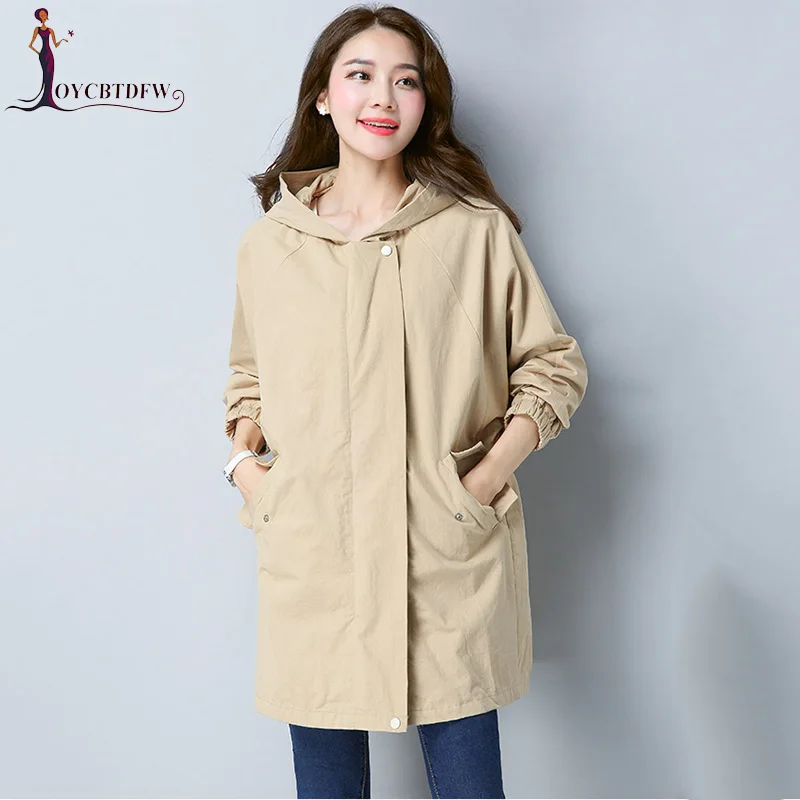 Large size Harajuku Autumn Trench Coat Women 2018 New Fashion Pure Color Loose Leisure Long-sleeved Women Coat Windbreaker NO258 Large size Harajuku Autumn Trench Coat Women 2018 New Fashion Pure Color Loose Leisure Long-sleeved Women Coat Windbreaker NO258