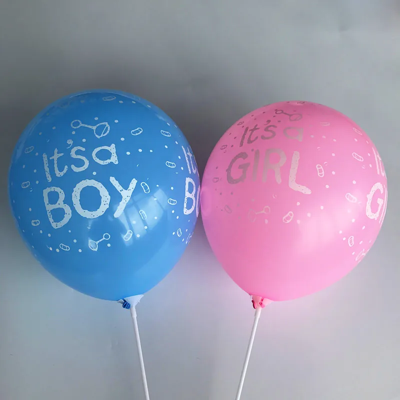 

10PCS 12Inch "Its a Girl" "Its a Boy" Latex Balloon For Happy Birthday Party DIY Decoration Baby Shower Supplies Air Balloons