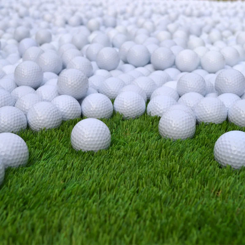 10 шт./лот мяч для гольфа гольф упражнения тренировочный мяч два слоя мяч Практика Q003